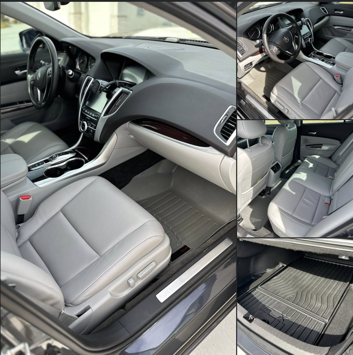 Detailed leather interior — Acura TLX