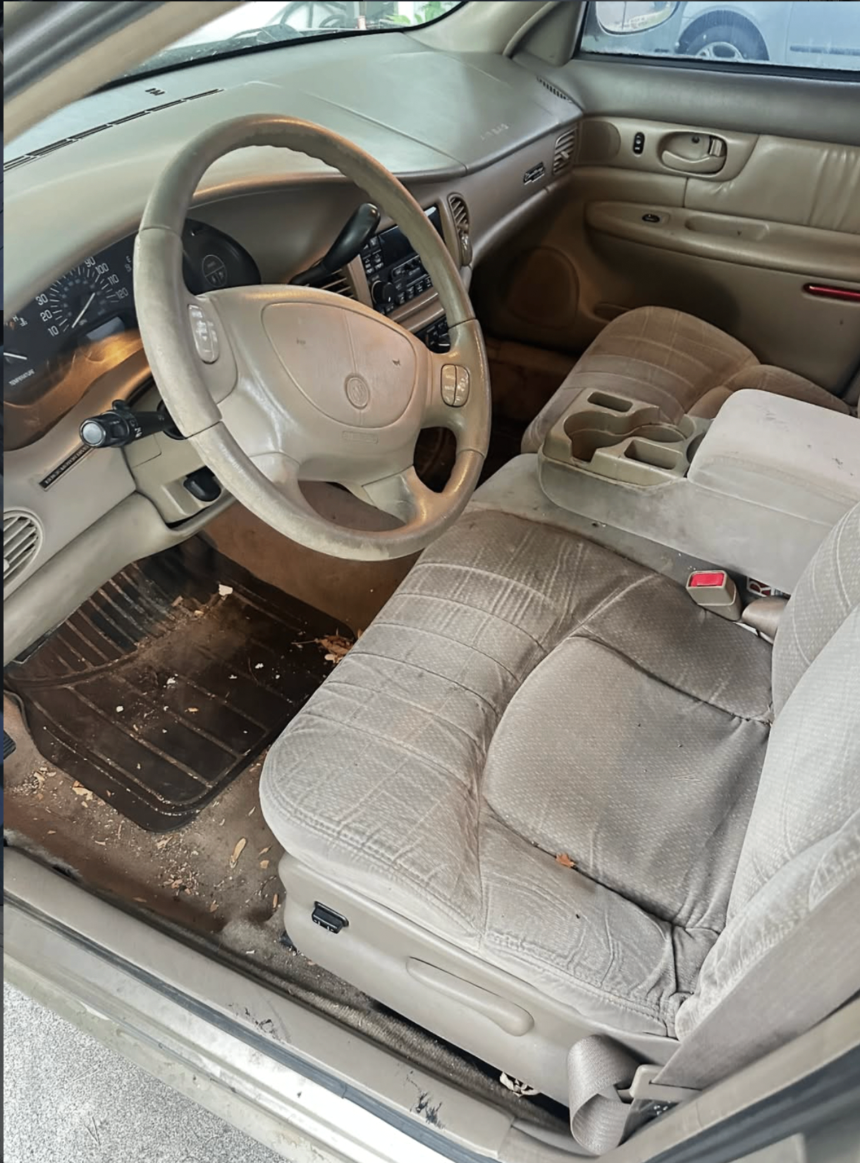 Heavy interior before deep clean